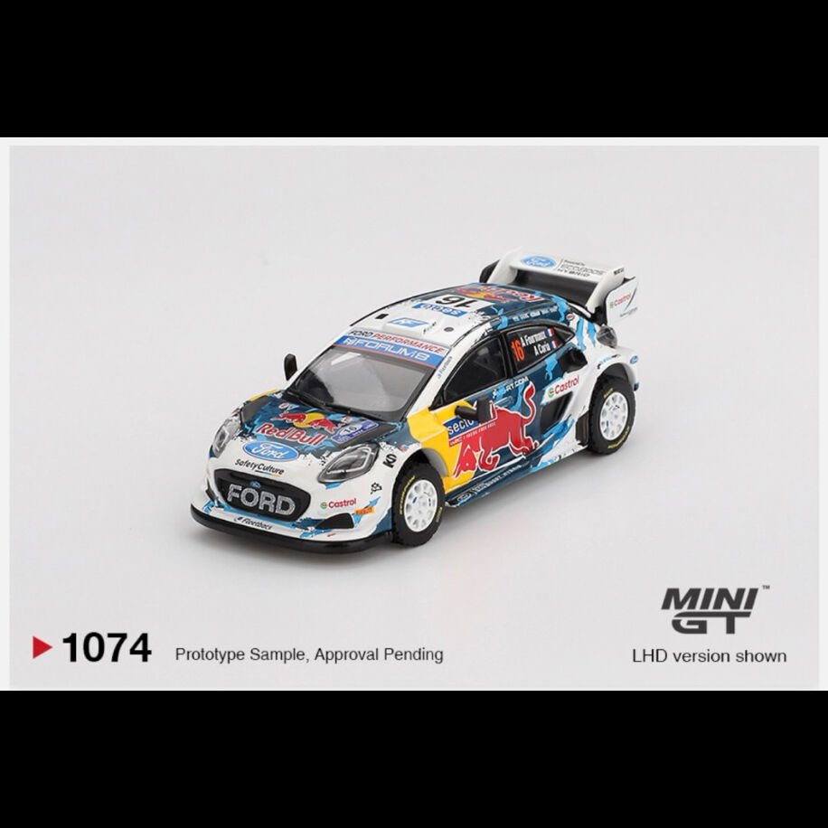 Mini Gt 1074-Ford Puma Rally1 #16 M-Sport Ford WRT 2024 Rally Finland 3rd Place