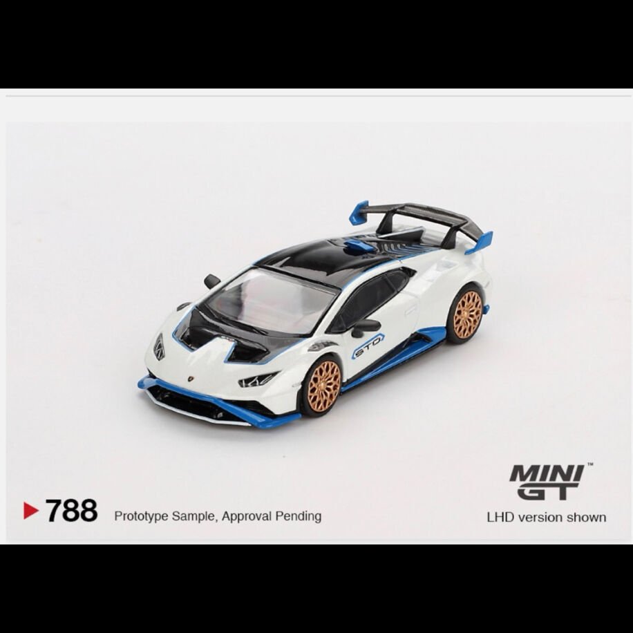 Mini Gt 788-Lamborghini Huracán STO Bianco Asopo