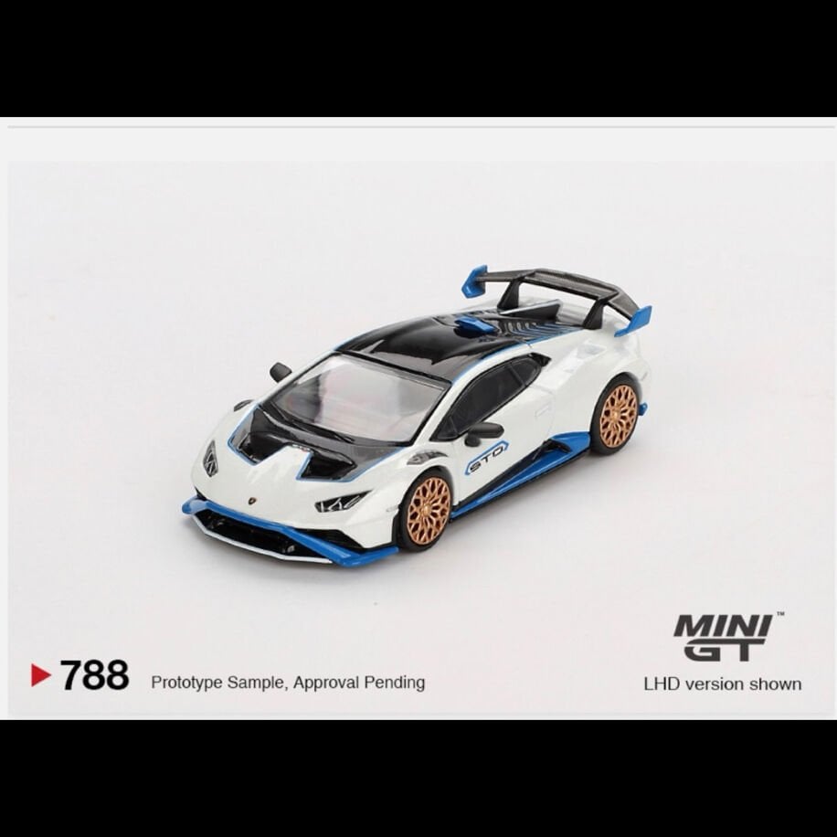 Mini Gt 788-Lamborghini Huracán STO Bianco Asopo