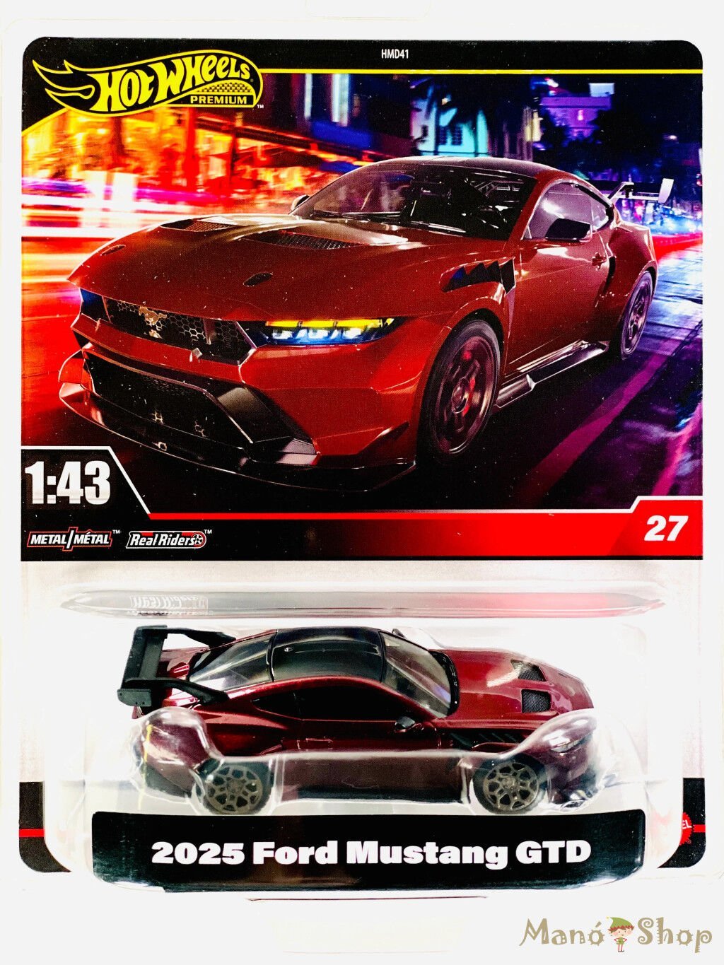 Hot Wheels Premium 1/43 Ford Mustang GTD