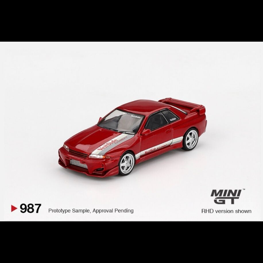 Mini Gt 987-Nissan Skyline GT-R (R32) VeilSide Combat C-I Gem Red