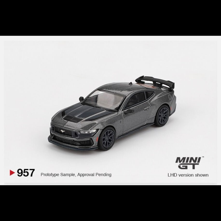 Mini Gt 957-Ford Mustang Dark Horse 2024 Carbonized Gray