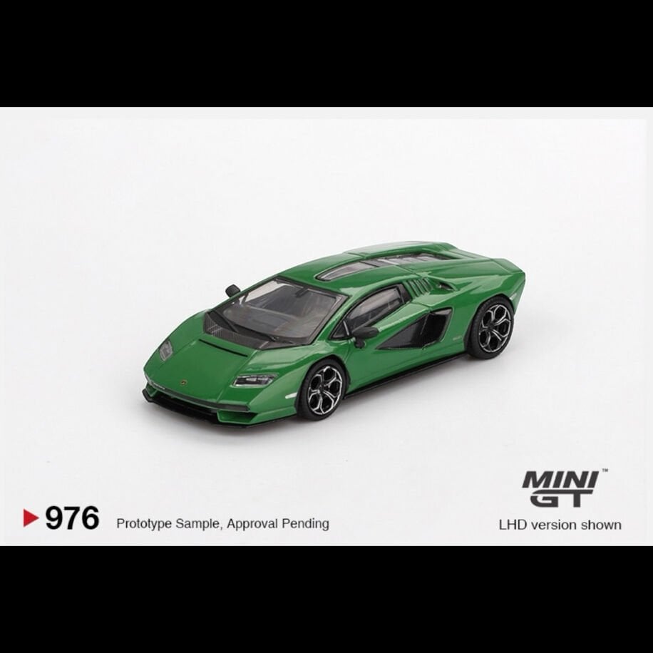 Mini Gt 976-Lamborghini Countach LPI 800-4 Verde Medio