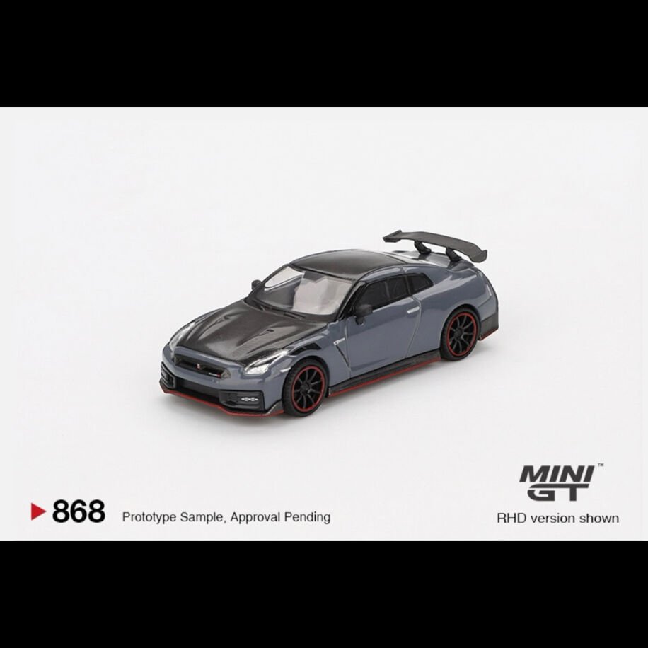 Mini Gt 868-Nissan GT-R Nismo 2024 NISMO Stealth Gray
