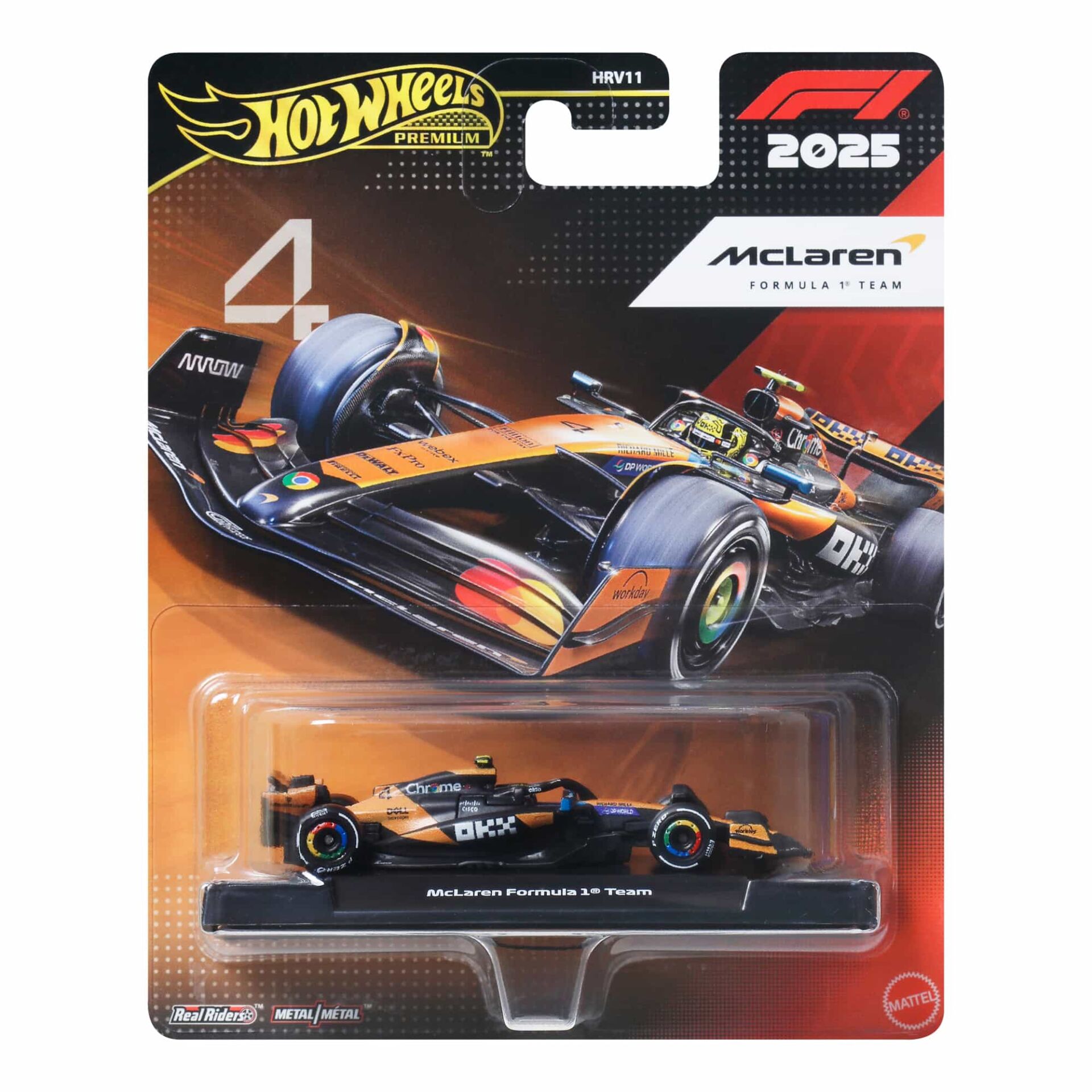 Hot Wheels Premium Mclaren Formula 1 Team (#4)