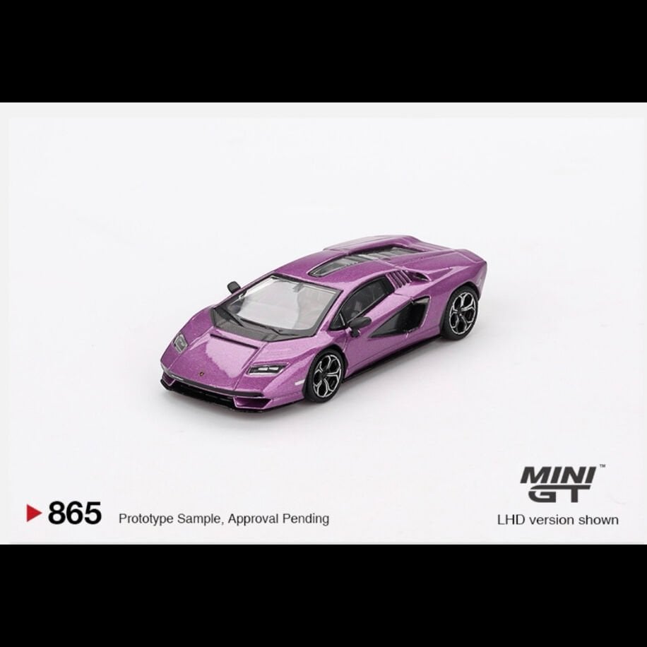 Mini Gt 865-Lamborghini Countach LPI 800-4 Viola 30th