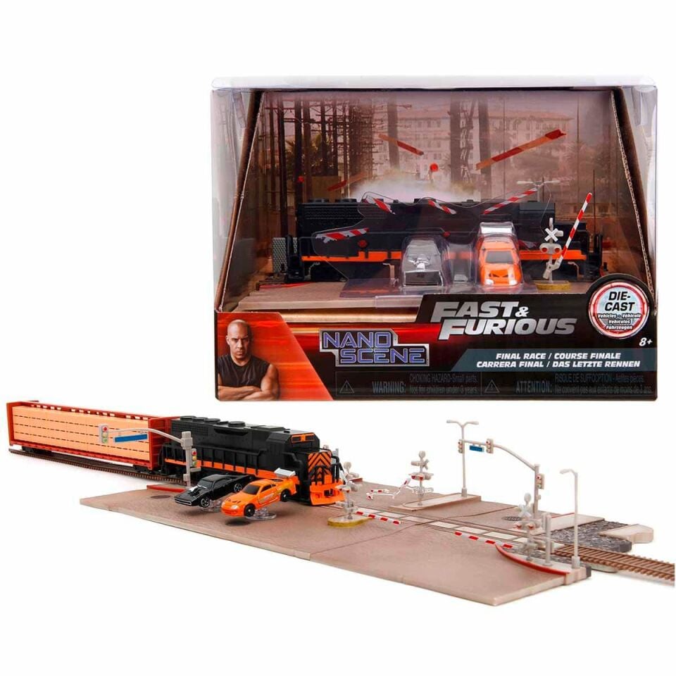 Fast&Furious Nano Tren Sahnesi Diorama