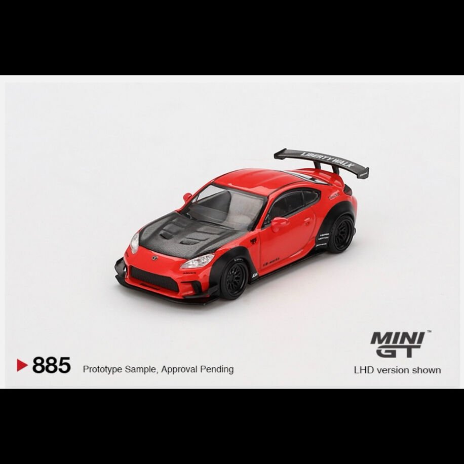 Mini Gt 885-Toyota GR86 LB Nation Red