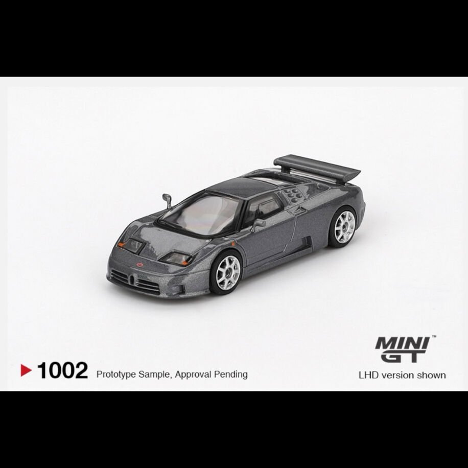 Mini Gt 1002-Bugatti EB110 Super Sport Grigio Scuro
