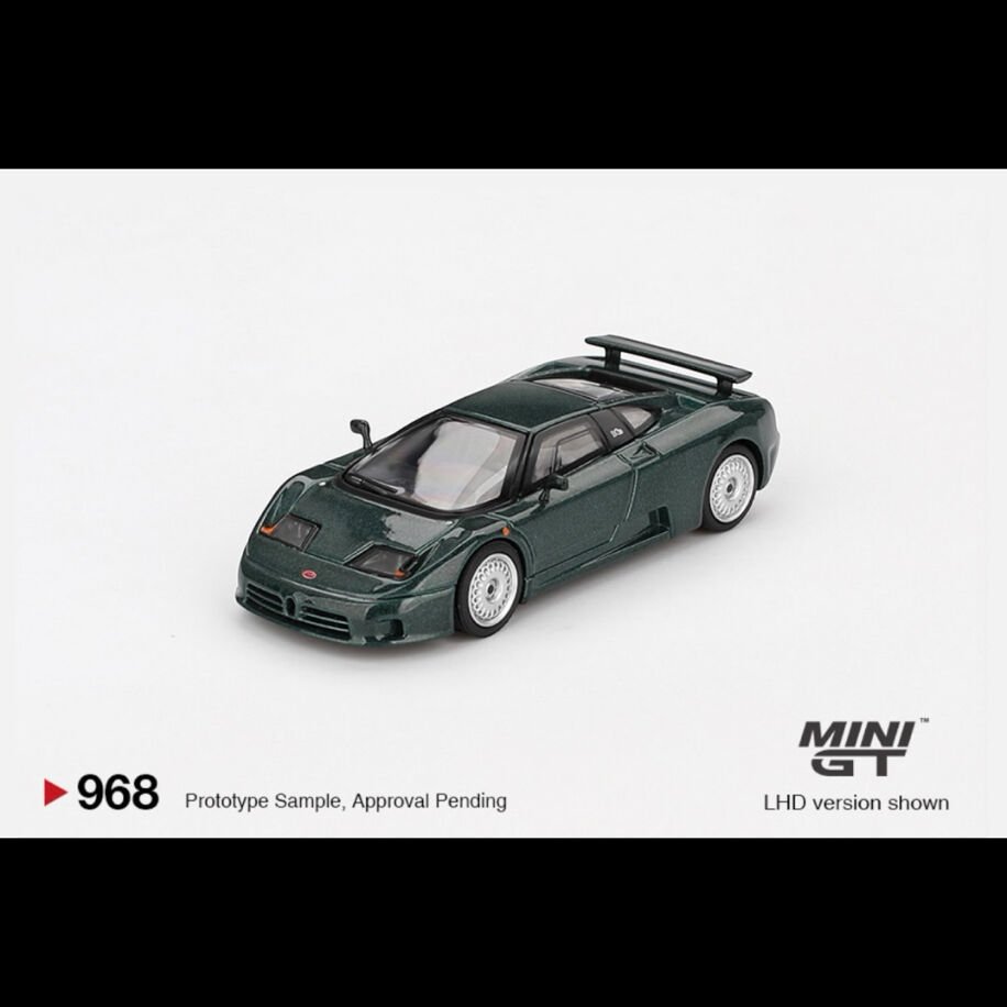 Mini Gt 968-Bugatti EB110 GT Verde Scuro