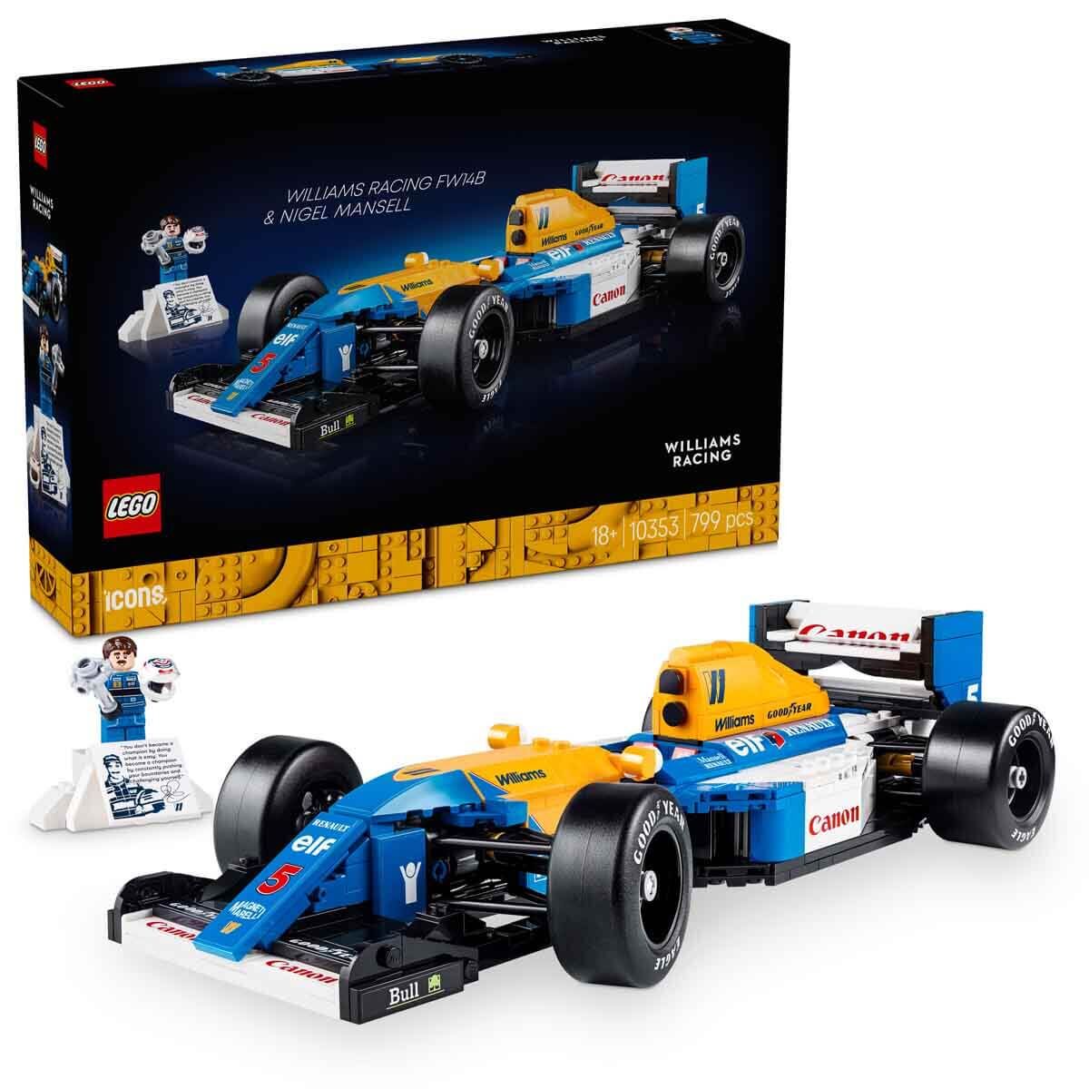 LEGO Icons Williams Racing FW14B ve Nigel Mansell 10353