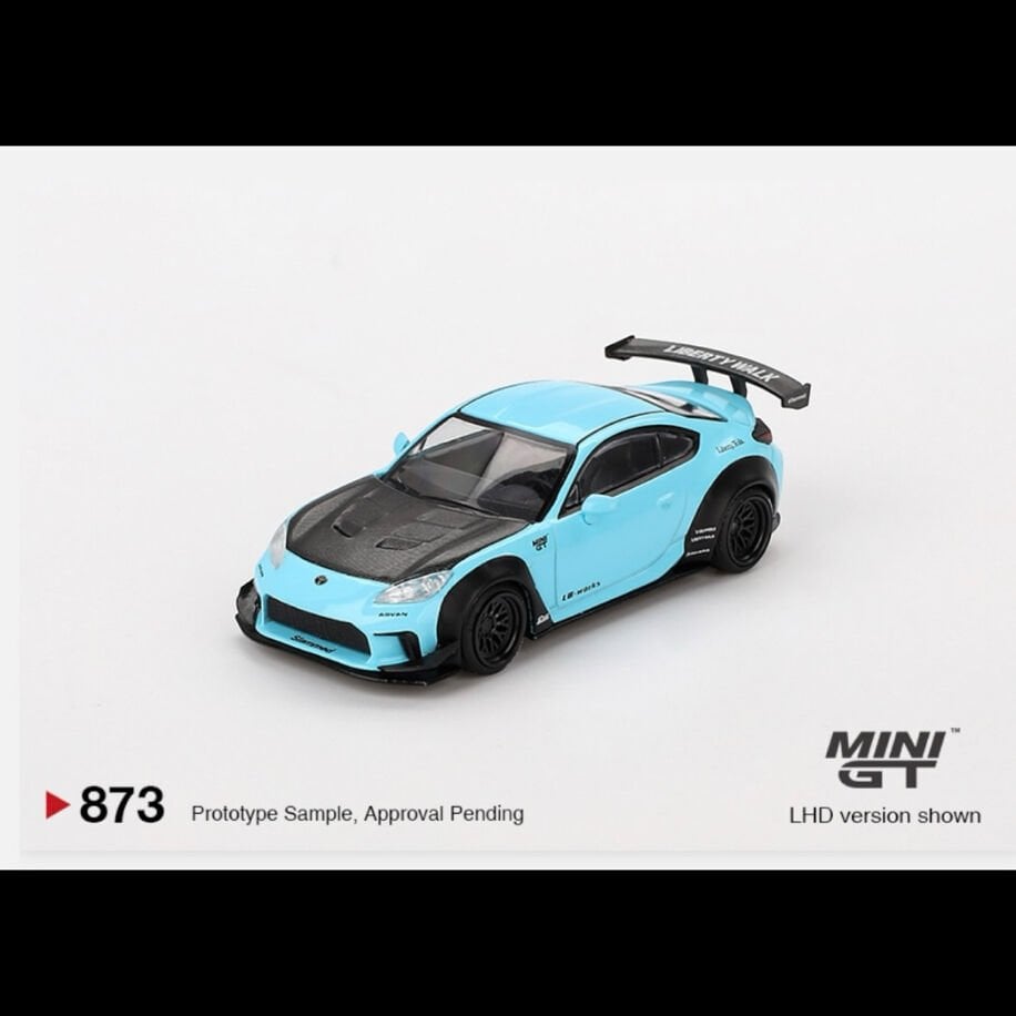 Mini Gt 873-Toyota GR86 LB Nation Baby Blue