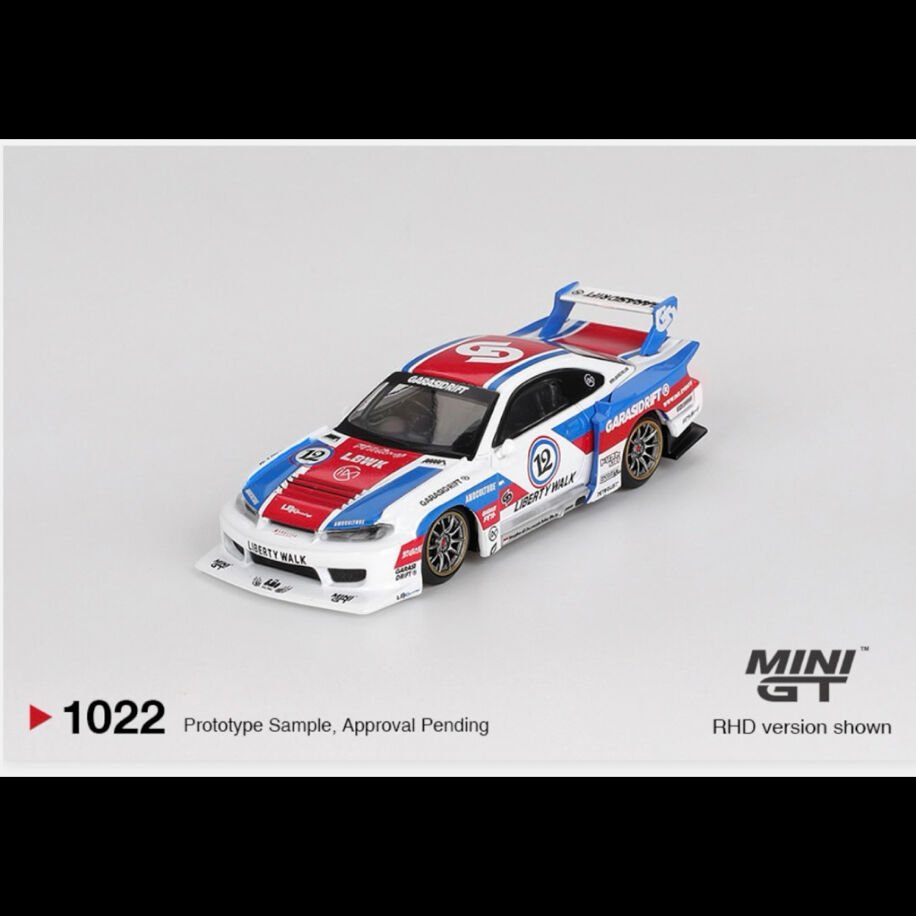 Mini Gt 1022-Nissan LB-Super Silhouette S15 SILVIA GARASIDRIFT x LBWK 2025
