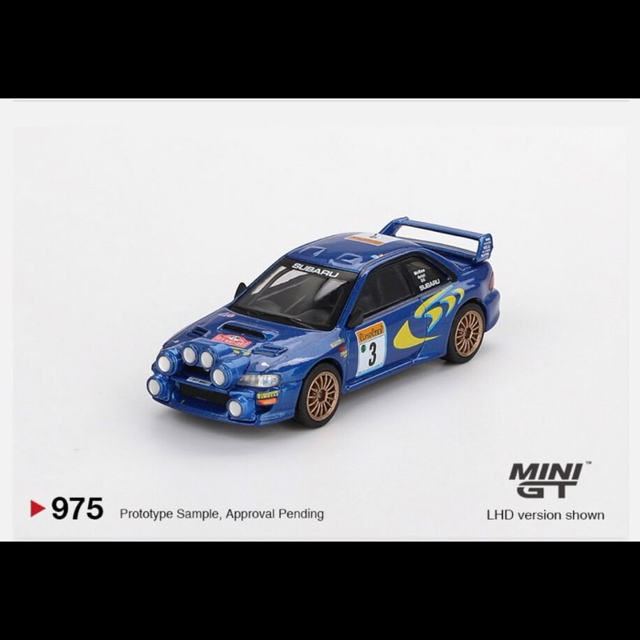 Mini Gt 986-Subaru Impreza WRC98 1998 Rally Monte-Carlo 3rd Place #3