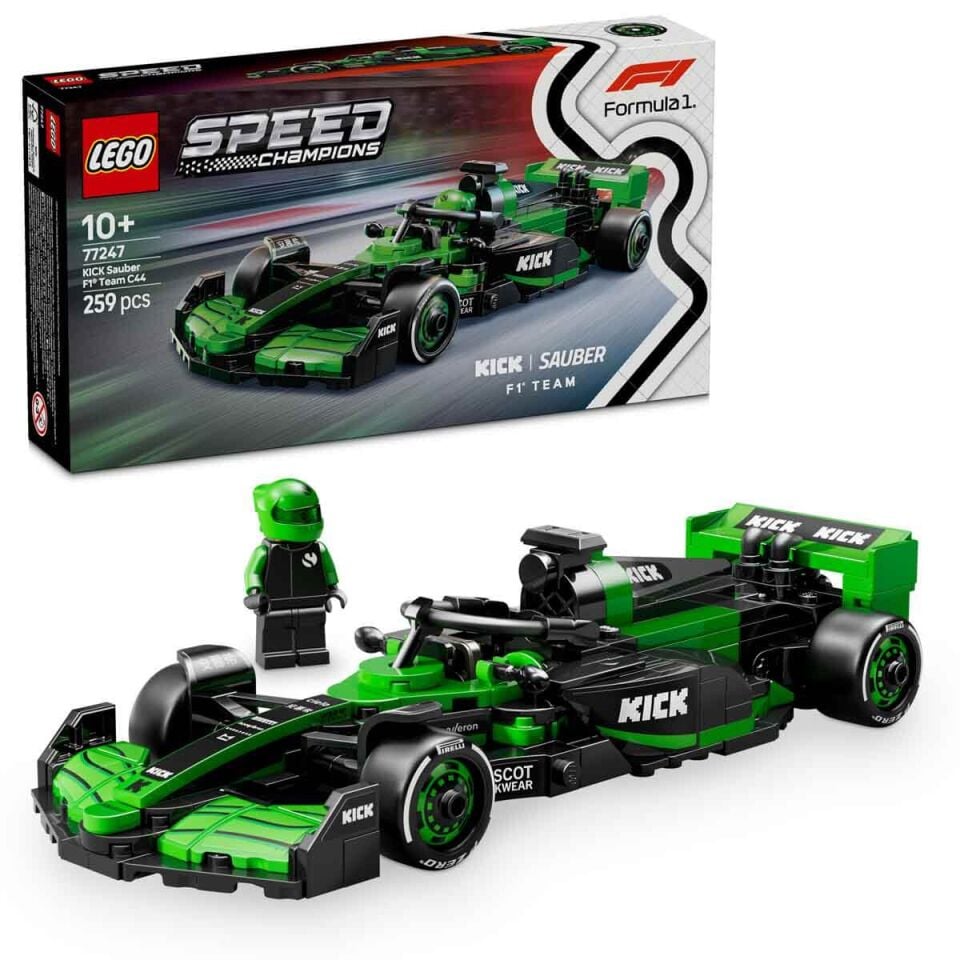 LEGO Speed Champions KICK Sauber F1 Team C44 Yarış Arabası 77247