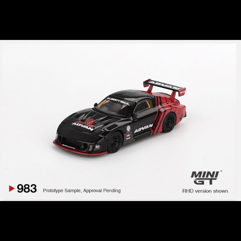 Mini Gt 983-Mazda RX-7 LB-Super Silhouette Advan