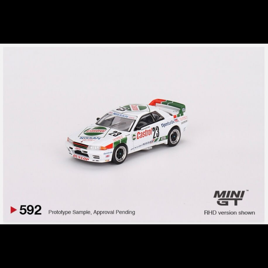 Mini Gt  592-Nissan Skyline GT-R (R32) Gr. A #23 1990 Macau Guia Race Winner