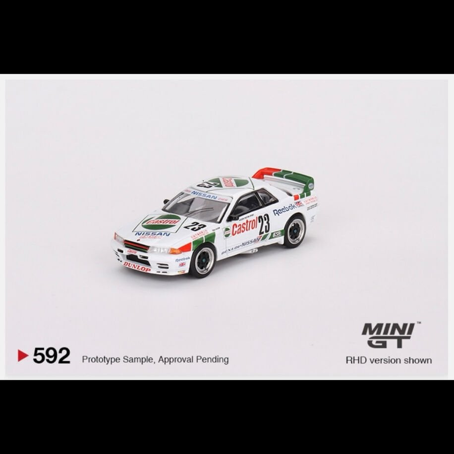 Mini Gt  592-Nissan Skyline GT-R (R32) Gr. A #23 1990 Macau Guia Race Winner