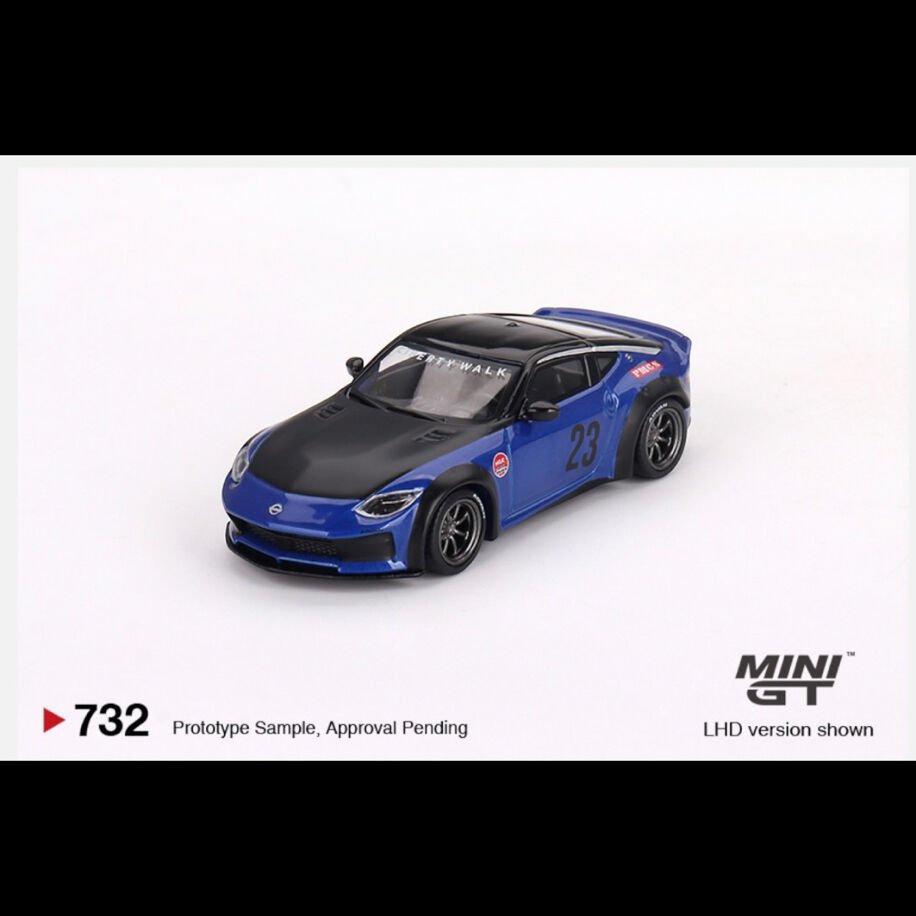 Mini Gt 732-Nissan Z LB NATION WORKS Seiran Blue