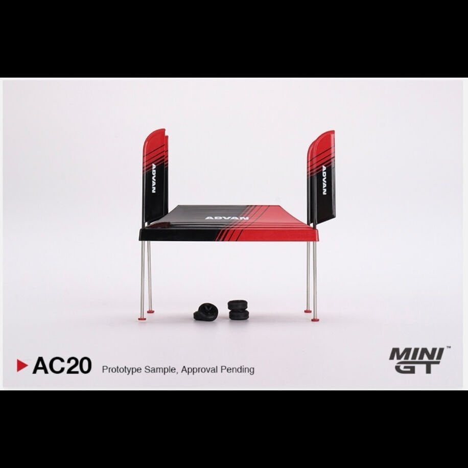 Mini Gt AC20-Paddock Service Tent Set - ADVAN
