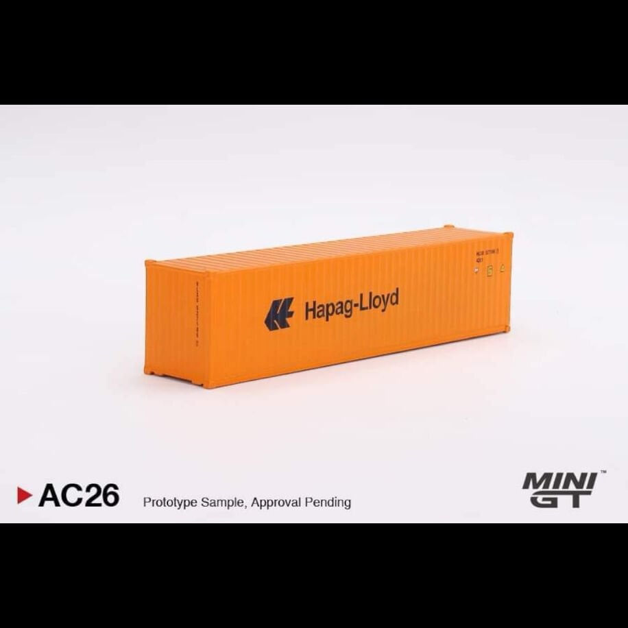 Mini Gt AC26-Dry Container 40' ''Hapag-Lloyd''