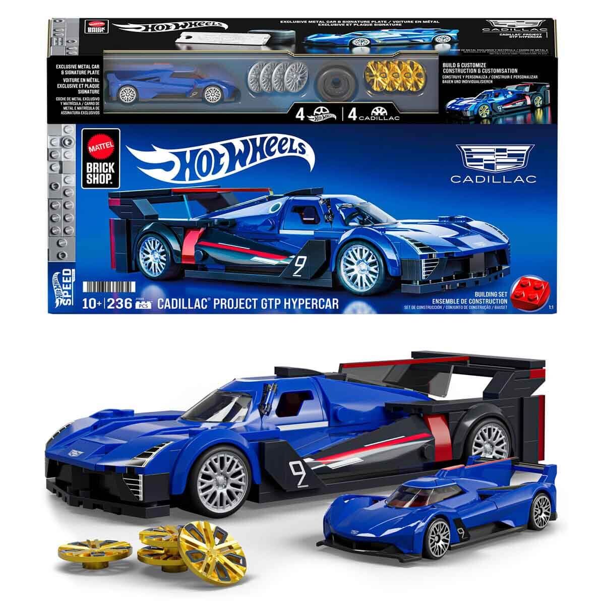 Hot Wheels Speed Serisi Cadillac Project GTP Hypercar Araba Yapım Seti 236 Parça JFR89