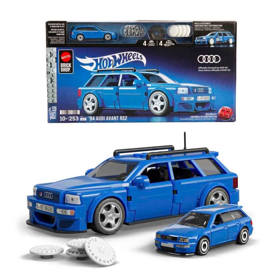 Hot Wheels Speed Serisi 94 Audi Avant RS2 Araba Yapım Seti 253 Parça JGR28