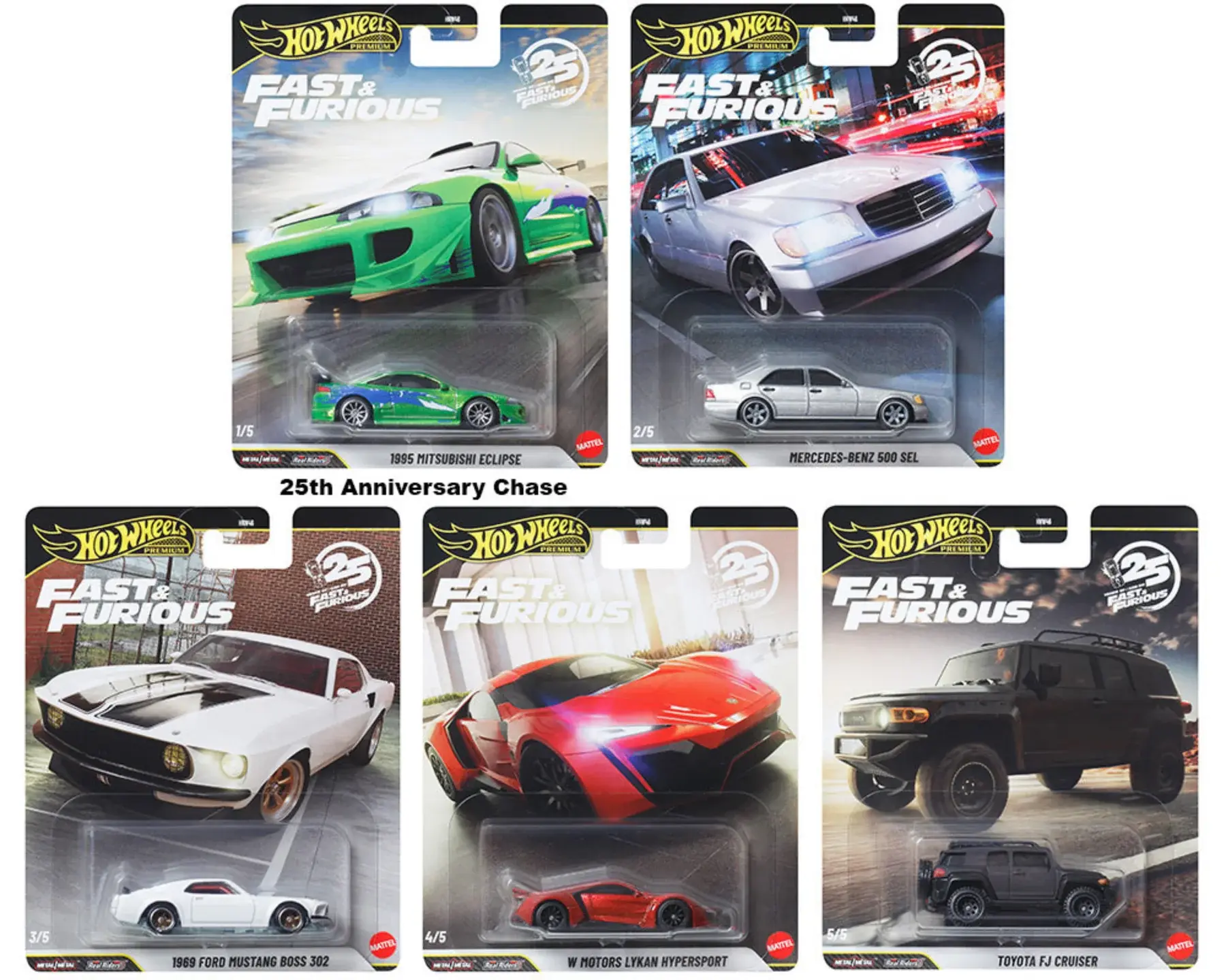 Hot Wheels Premium HNW46-956N Fast & Furious