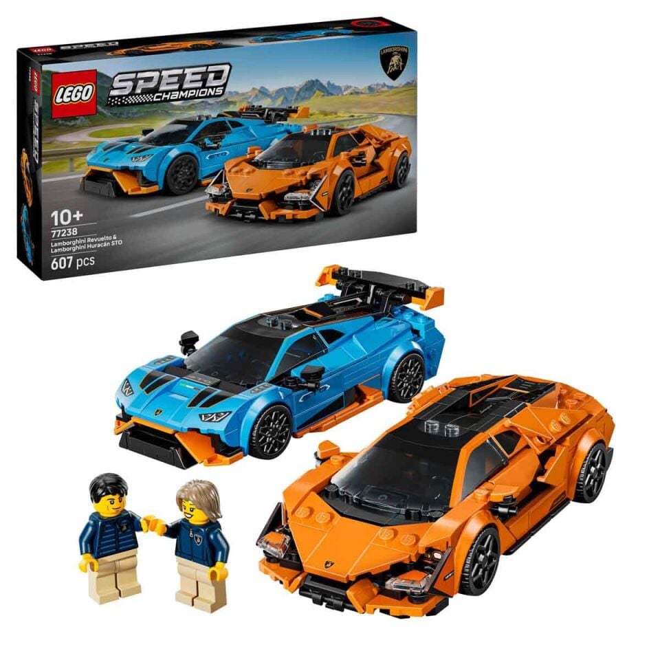 LEGO Speed Champions Lamborghini Revuelto & Huracán STO 77238