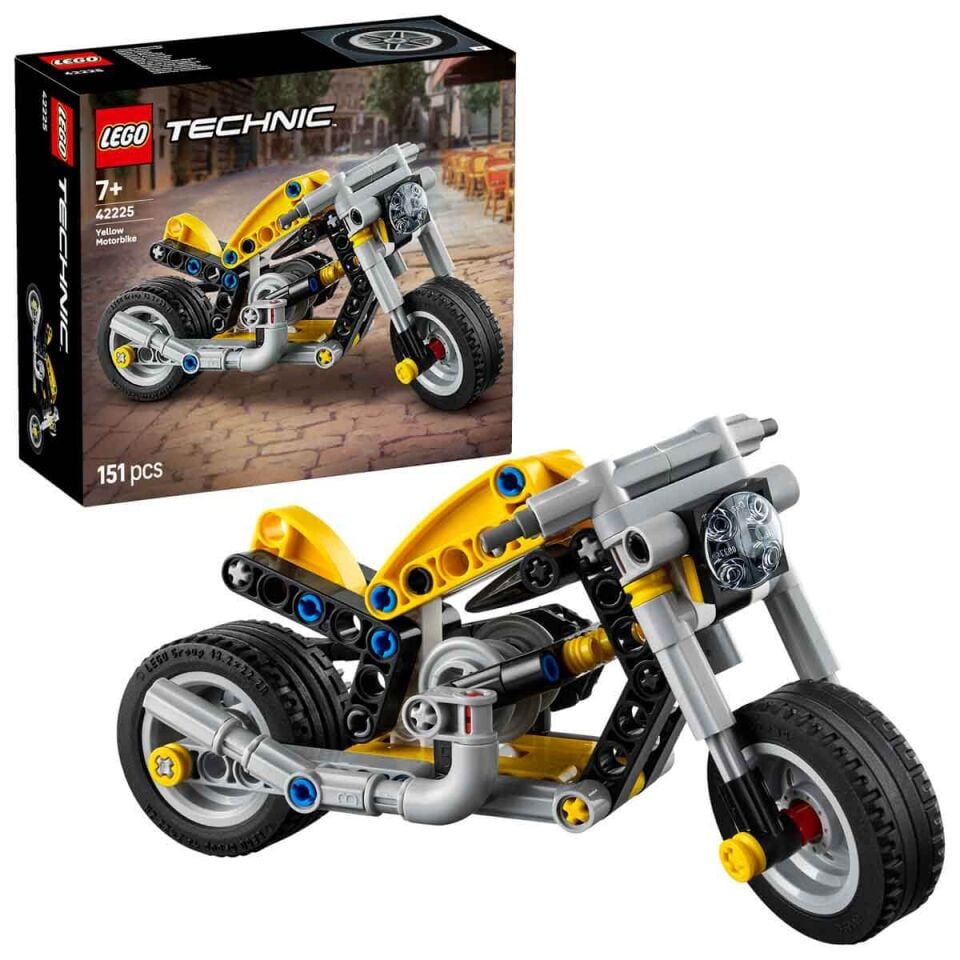 LEGO Technic Sarı Motosiklet 42225