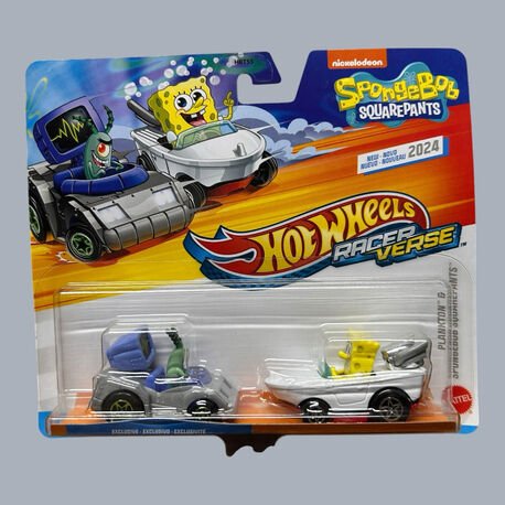 Hot Wheels Racer Verse Plankton & Sponge Bob