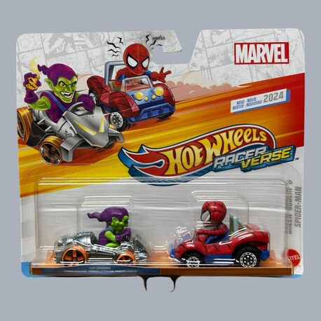 Hot Wheels Racer Verse Green Goblin & Spider Man