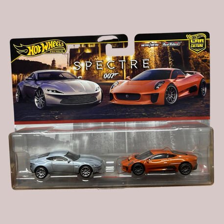Hot Wheels Premium Aston Martin DB10 & Jaguar X75
