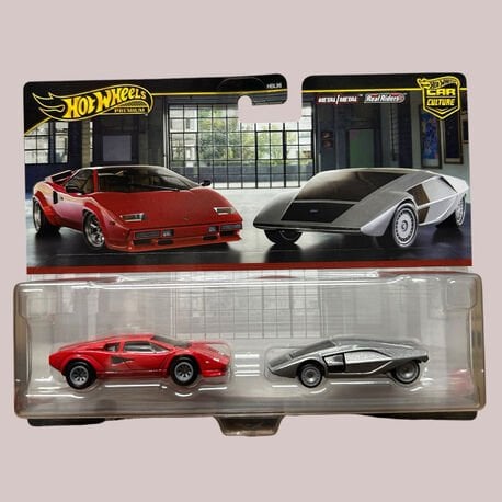 Hot Wheels Premium Lamborghini Countach & Lancia Stratos
