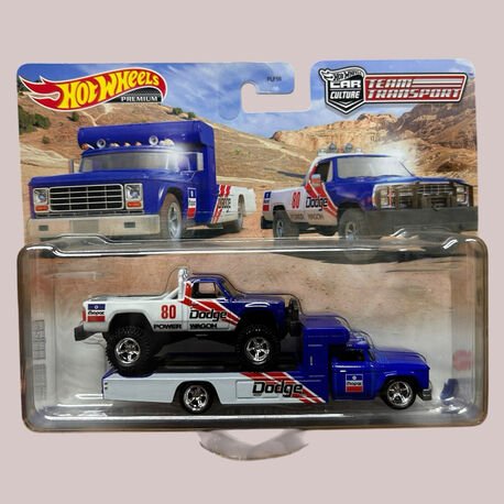 Hot Wheels Premium Dodge Macho & Retro Rig