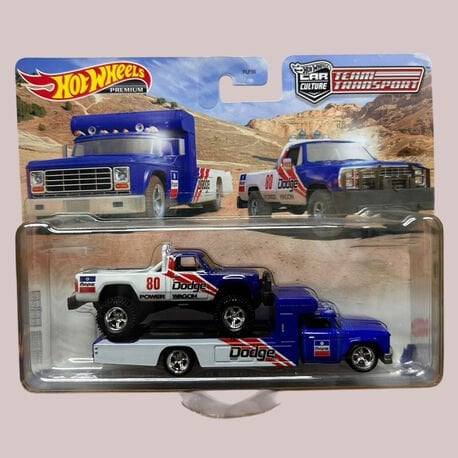 Hot Wheels Premium Dodge Macho & Retro Rig