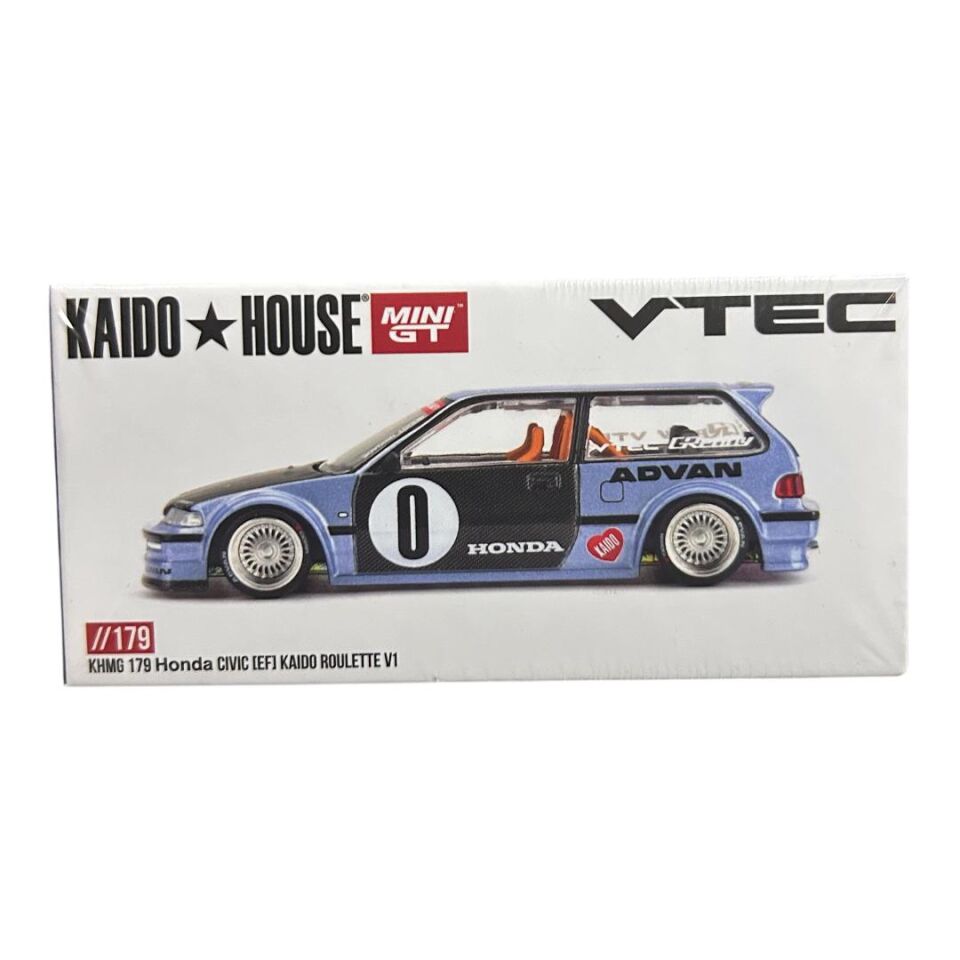 Mini Gt Kaido House KHMG179  Honda Civic [EF] Kaido Roulette VI