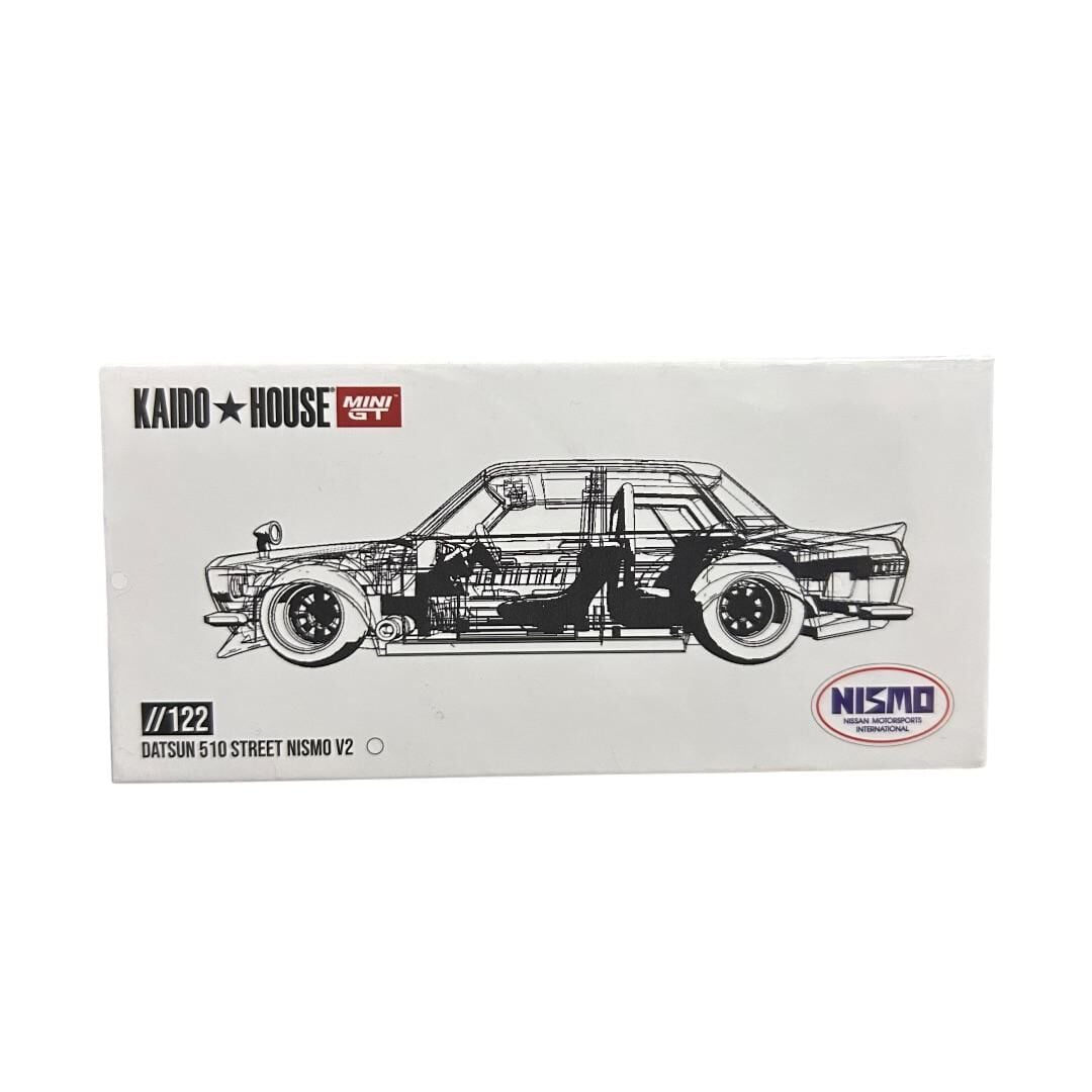 Mini Gt Kaido House KHMG122 Datsun 510 Street Nismo V2