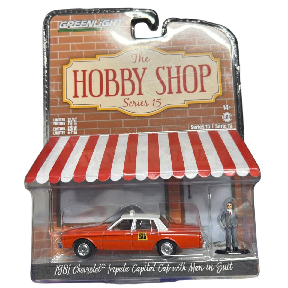 Greenlight 1981 Chevrolet Impala Capital  Cab With Man İn Suit
