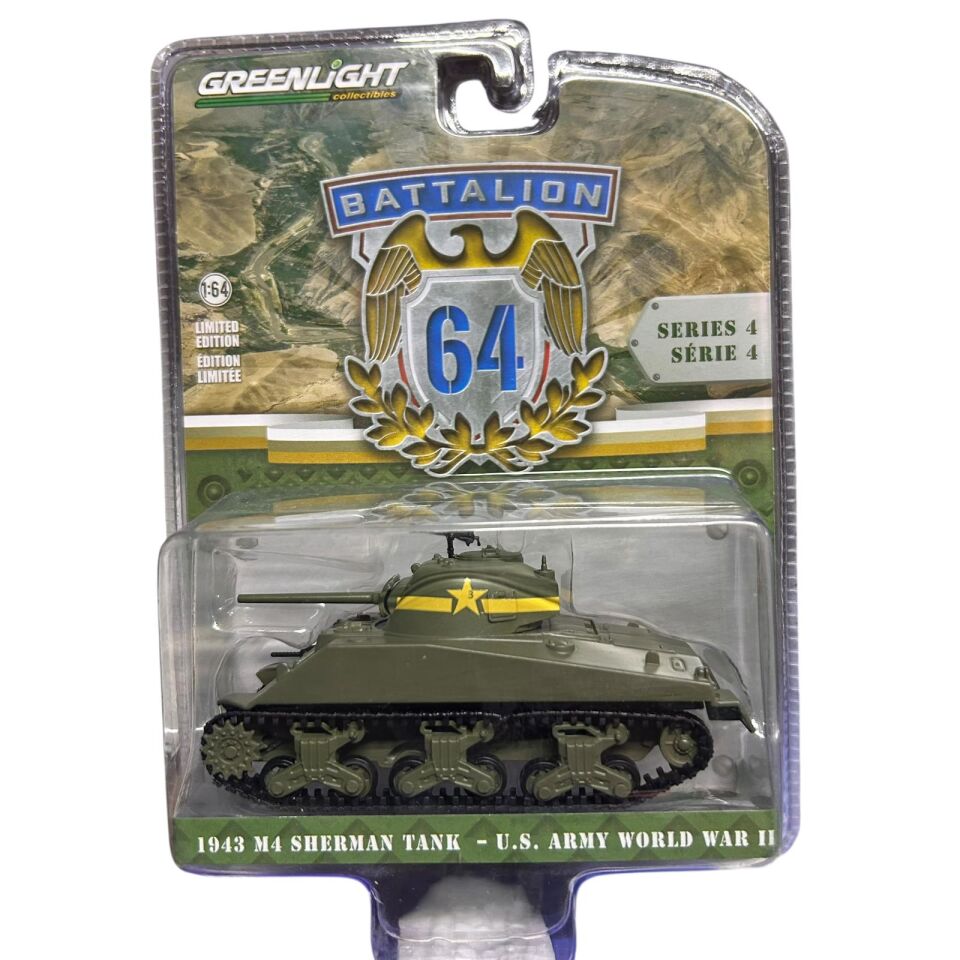 Greenlight 1943 M4 Sherman Tank U.S Army World War II
