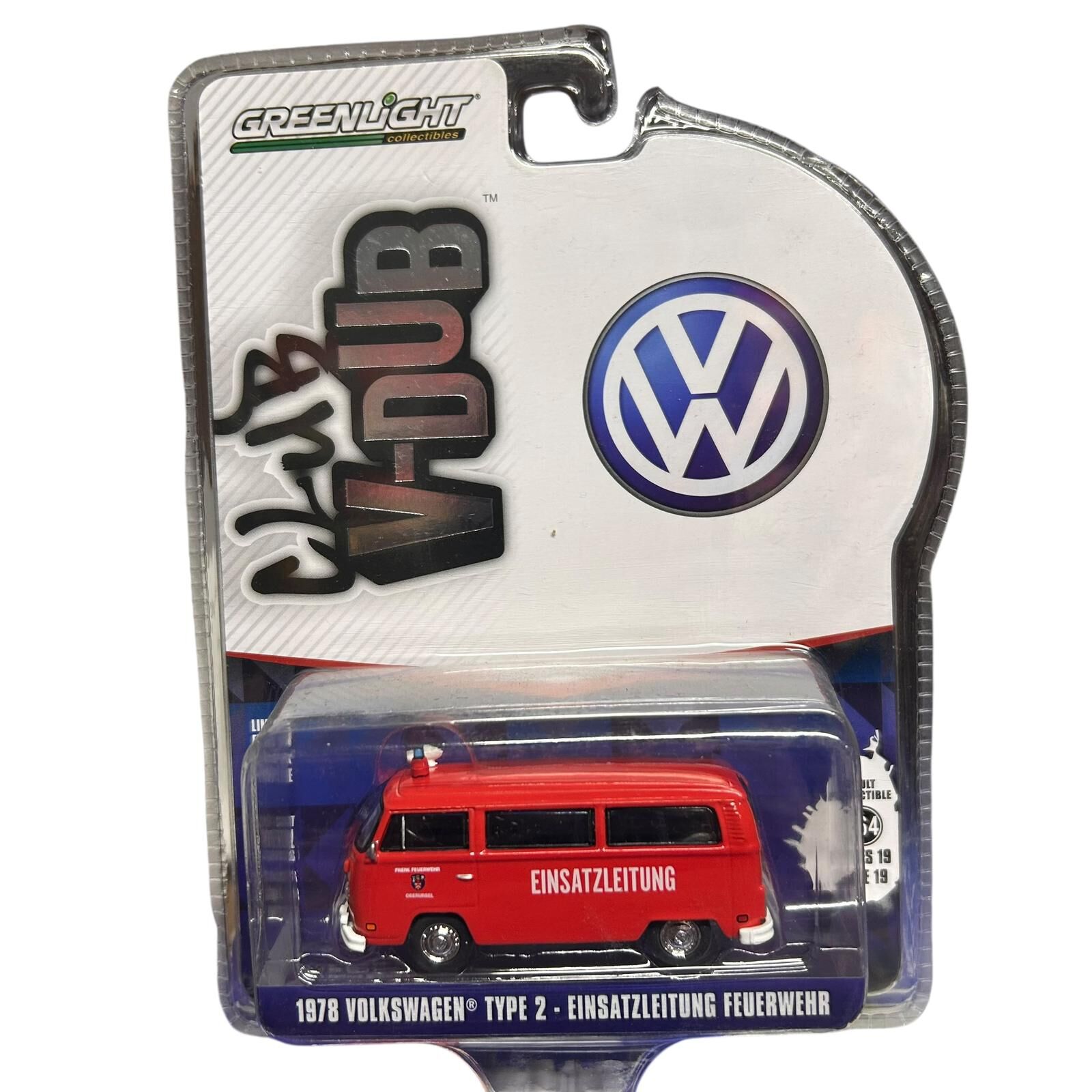 Greenlight 1978 Volkswagen Type 2 Einsatzleitung Feuerwehr