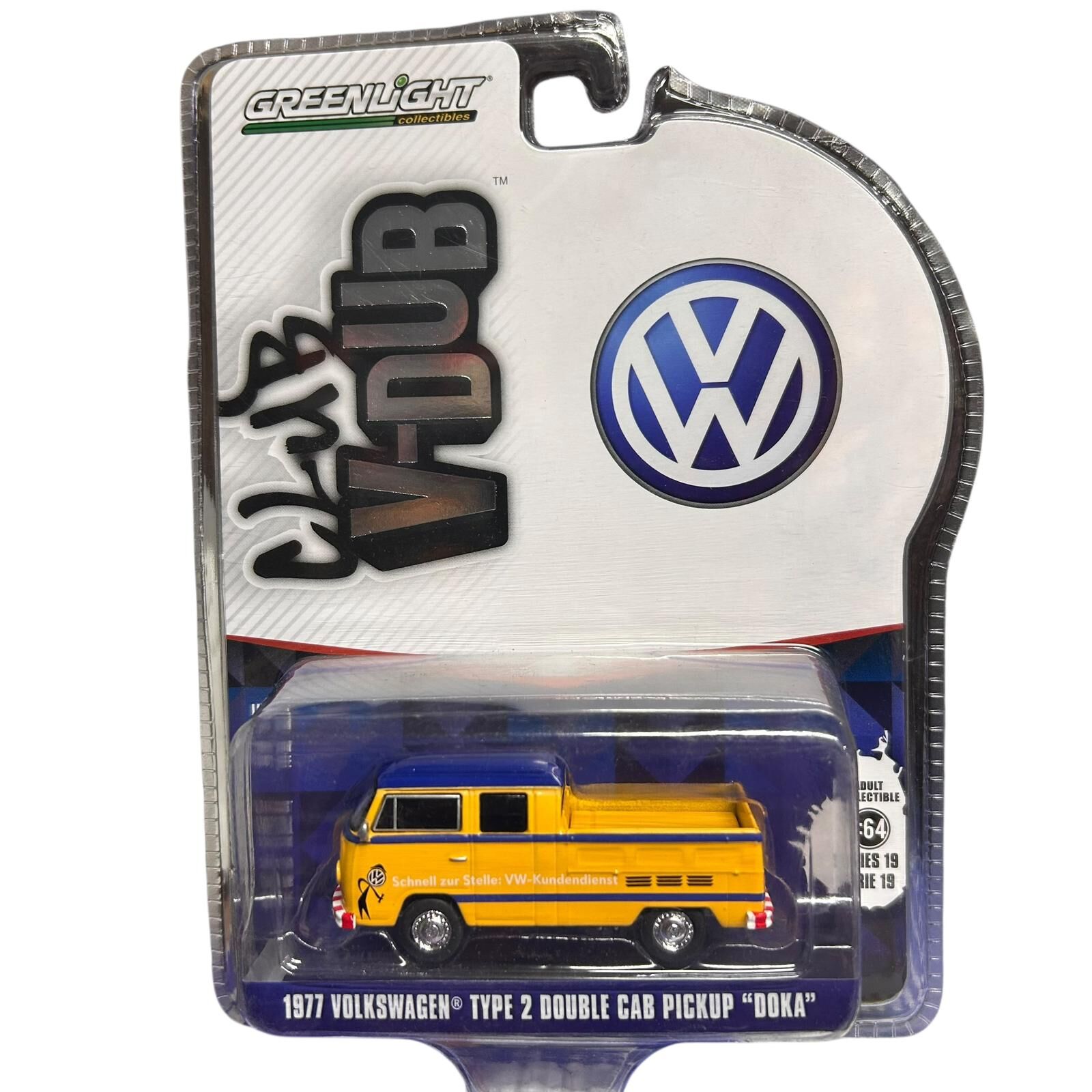 Greenlight 1977 Volkswagen Type 2 Double Cab Picukp ''DOKA''