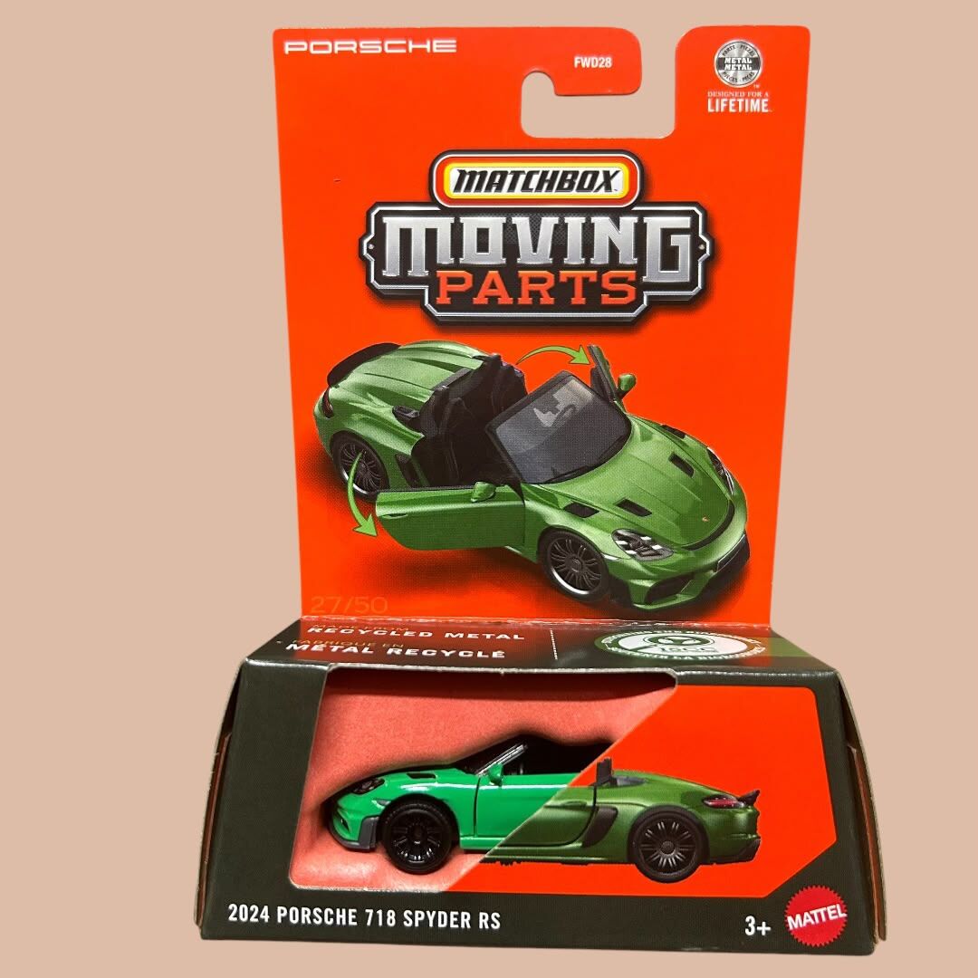 Matchbox Moving Parts 2024 Porsche 918 Spyder Rs