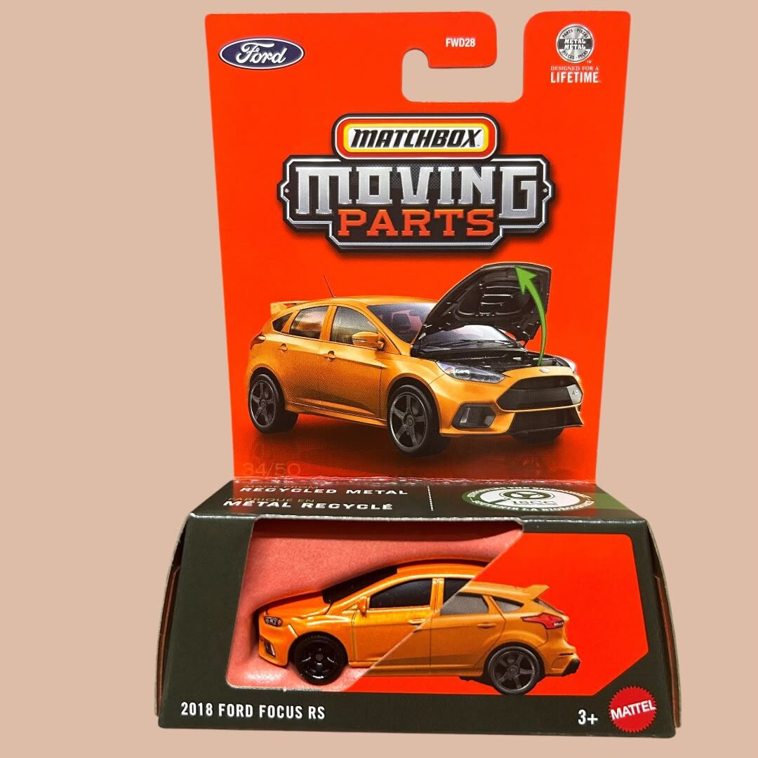 Matchbox Moving Parts 2018 Ford Focus Rs