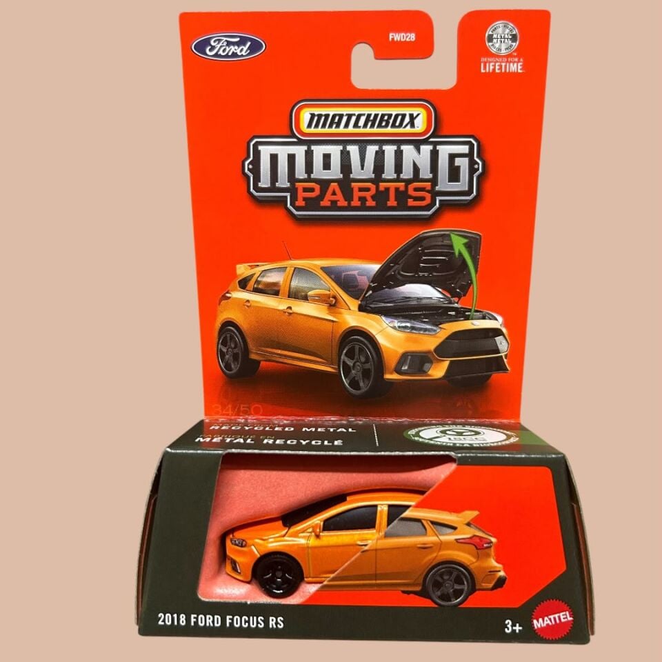 Matchbox Moving Parts 2018 Ford Focus Rs