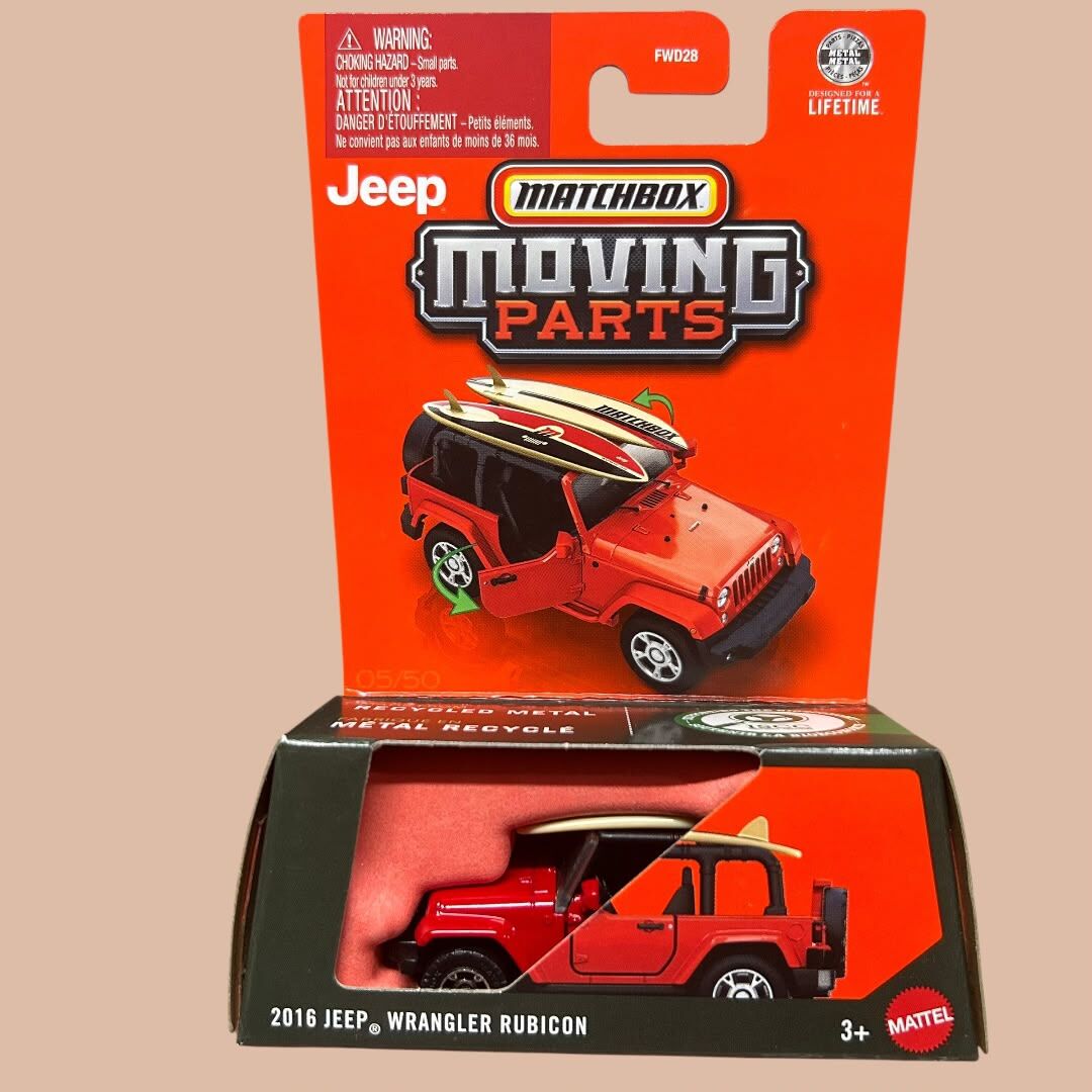 Matchbox Moving Parts 2016 Jeep Wrangler Rubicon