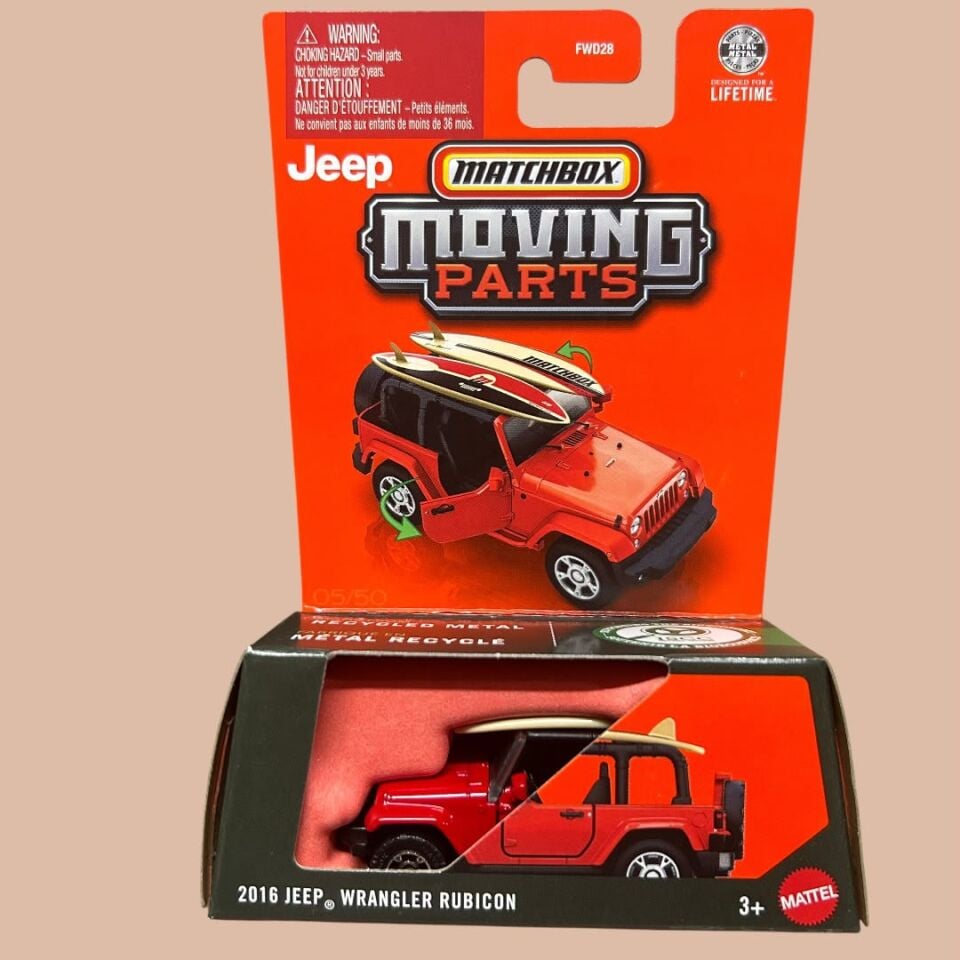 Matchbox Moving Parts 2016 Jeep Wrangler Rubicon