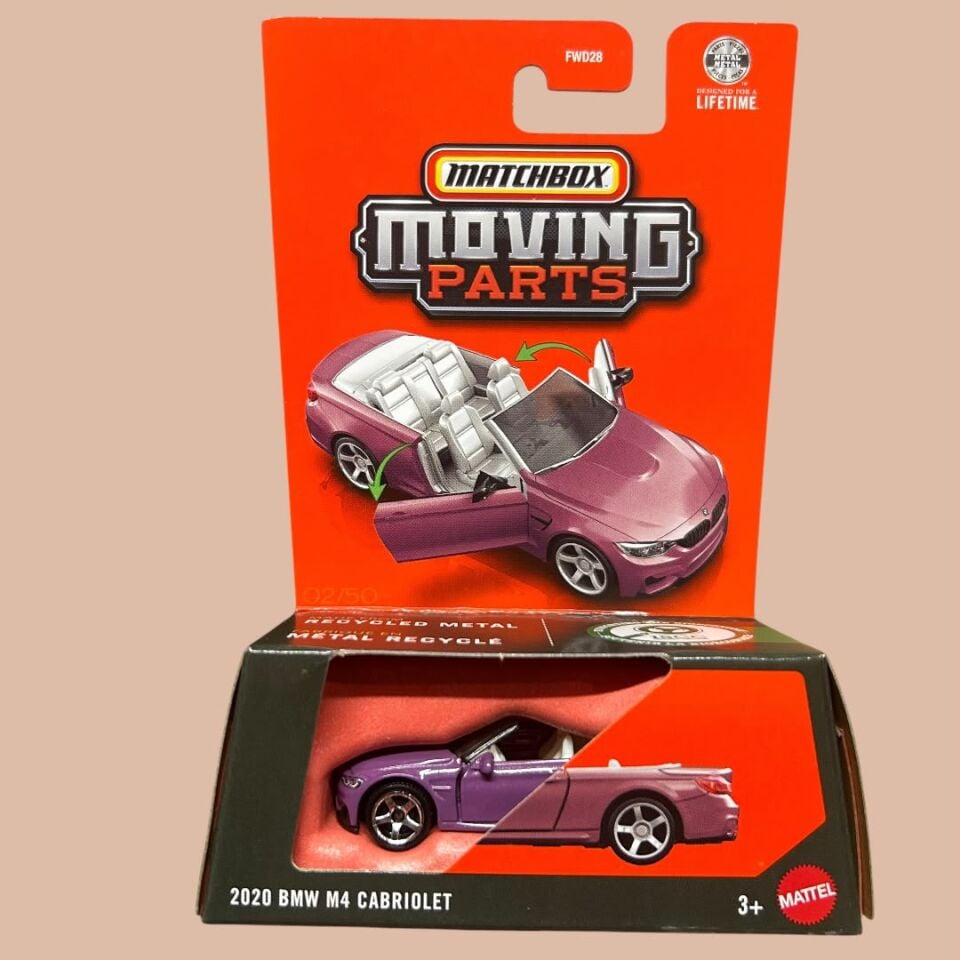 Matchbox Moving Parts 2020 Bmw M4 Cabriolet