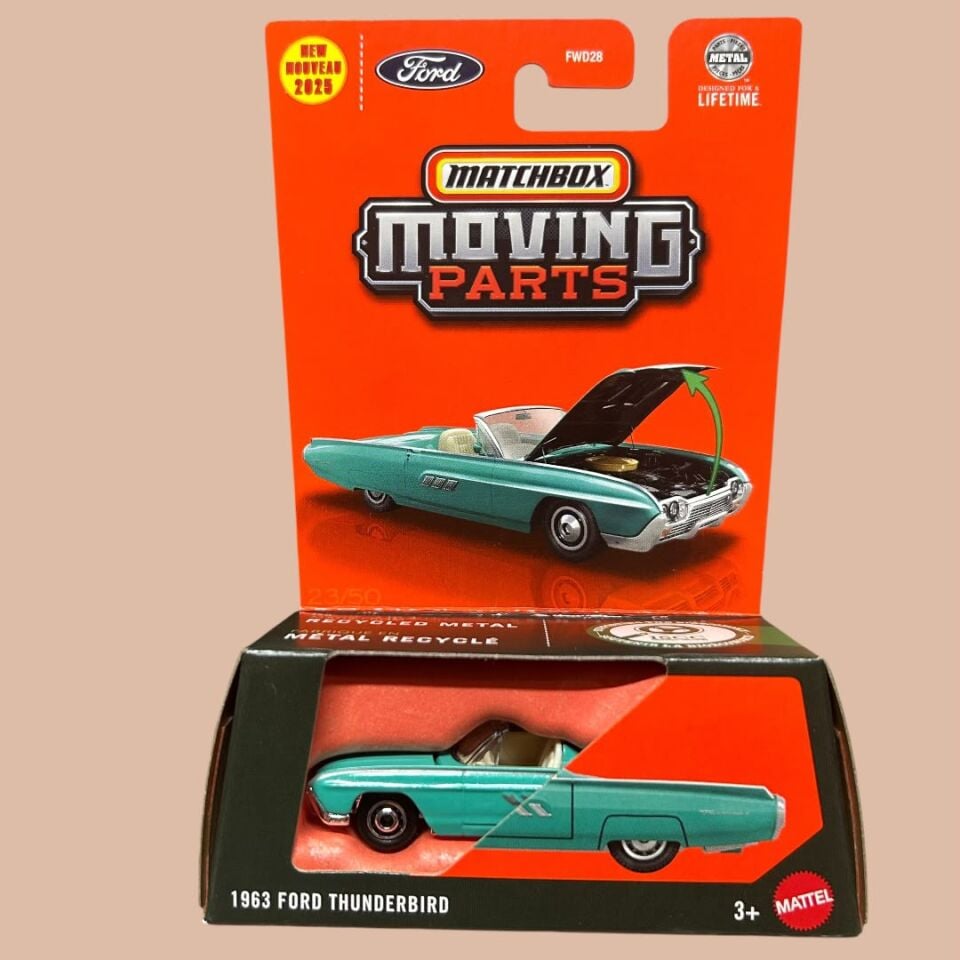 Matchbox Moving Parts 1963 Ford Thunderbird