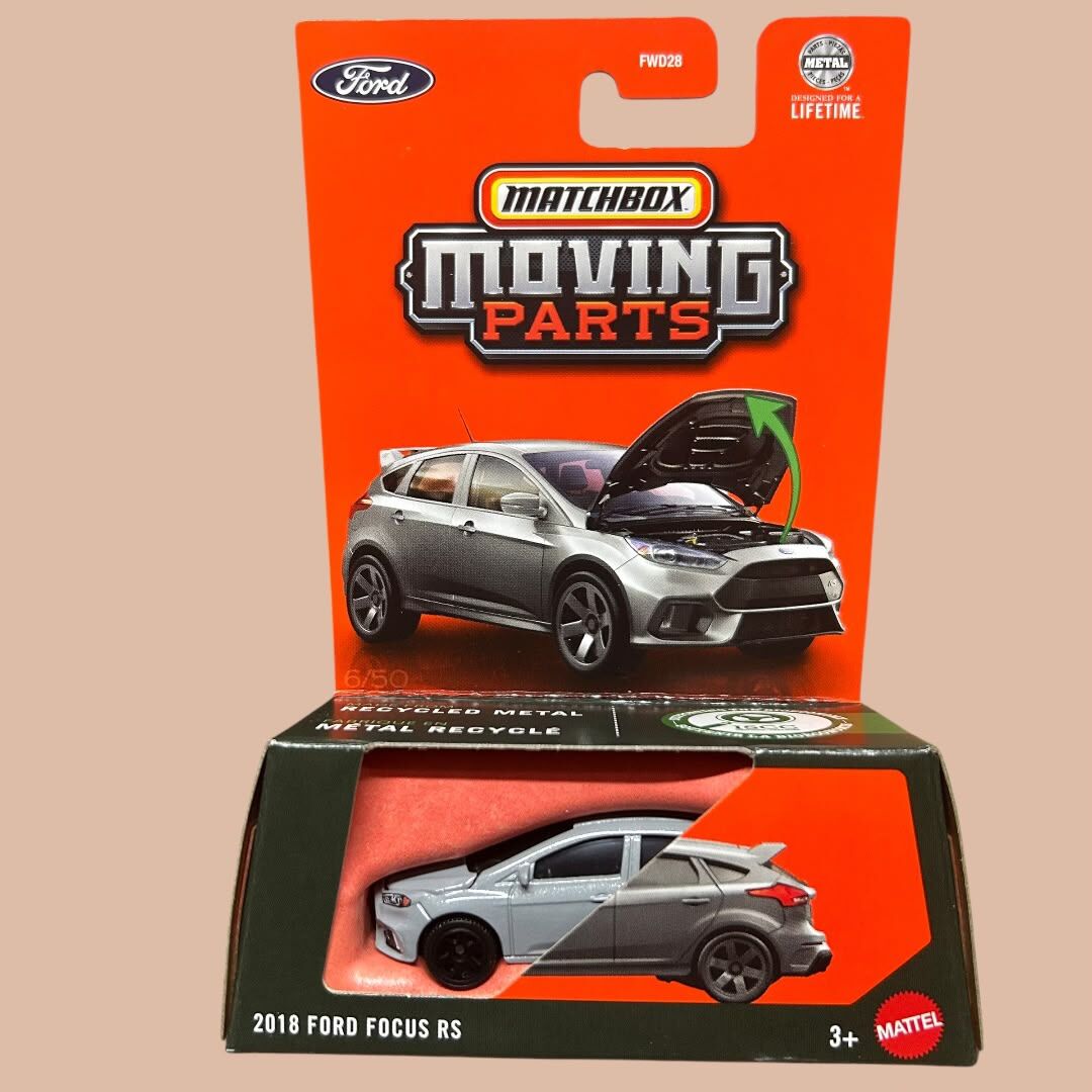 Matchbox Moving Parts 2018 Ford Focus Rs